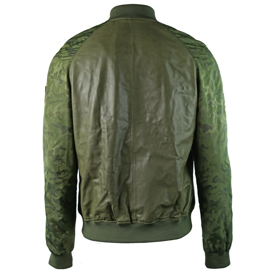 Emporio Armani W1B54P W1P58 010 Leather Jacket - Nova Clothing