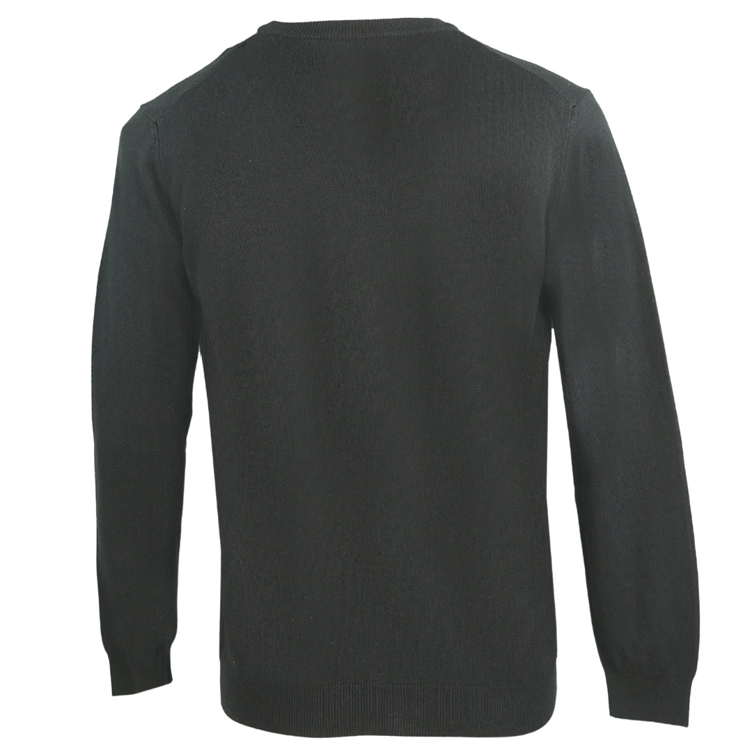 Aquascutum Check A Logo Black Sweater - Nova Clothing