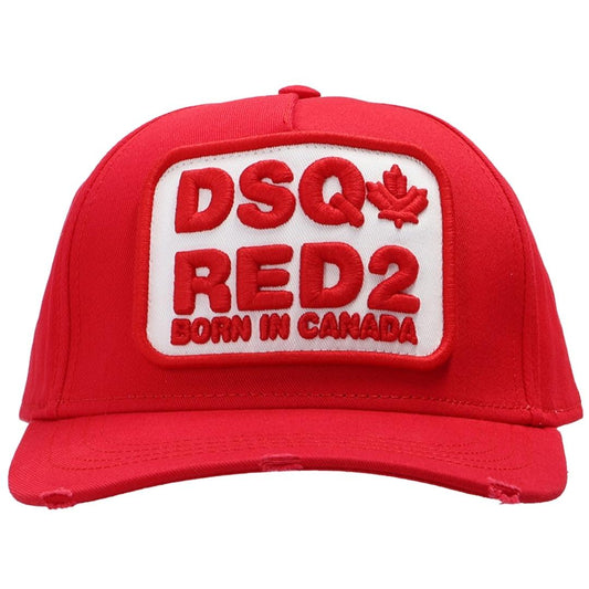 Dsquared2 Block Red2 Logo Red Cap