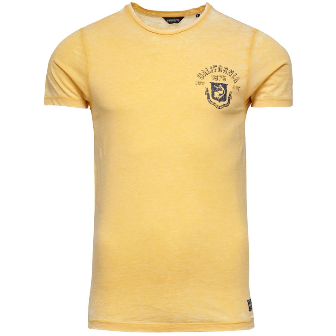 Jack and Jones Burn Tee O-Neck Yellow T-Shirt