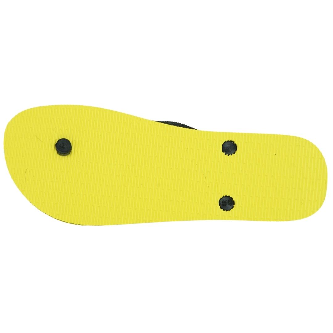 Philipp Plein Brand Logo Yellow Flip Flops