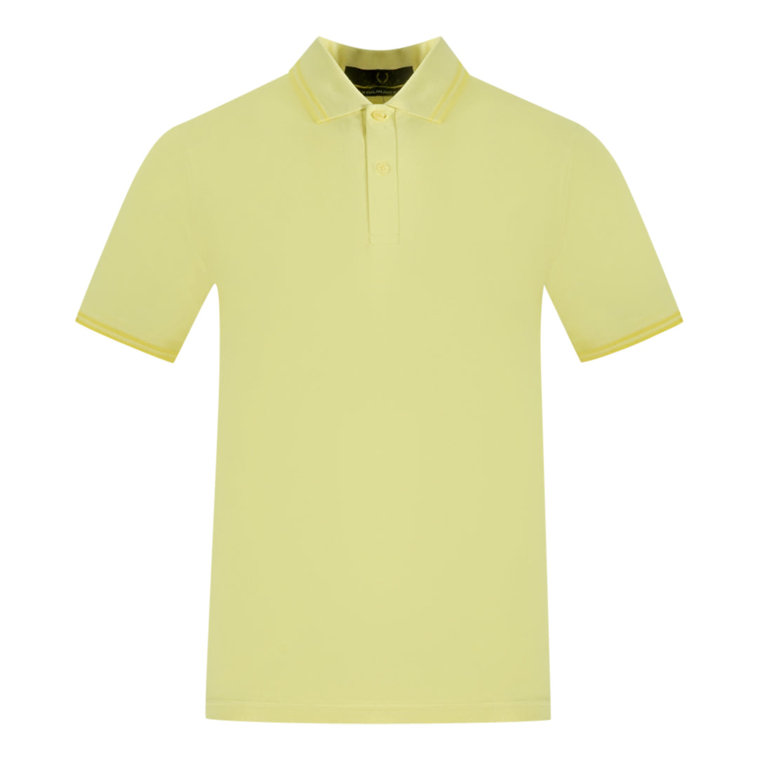 Fred Perry Twin Tipped Collar M12 I99 Yellow Polo Shirt