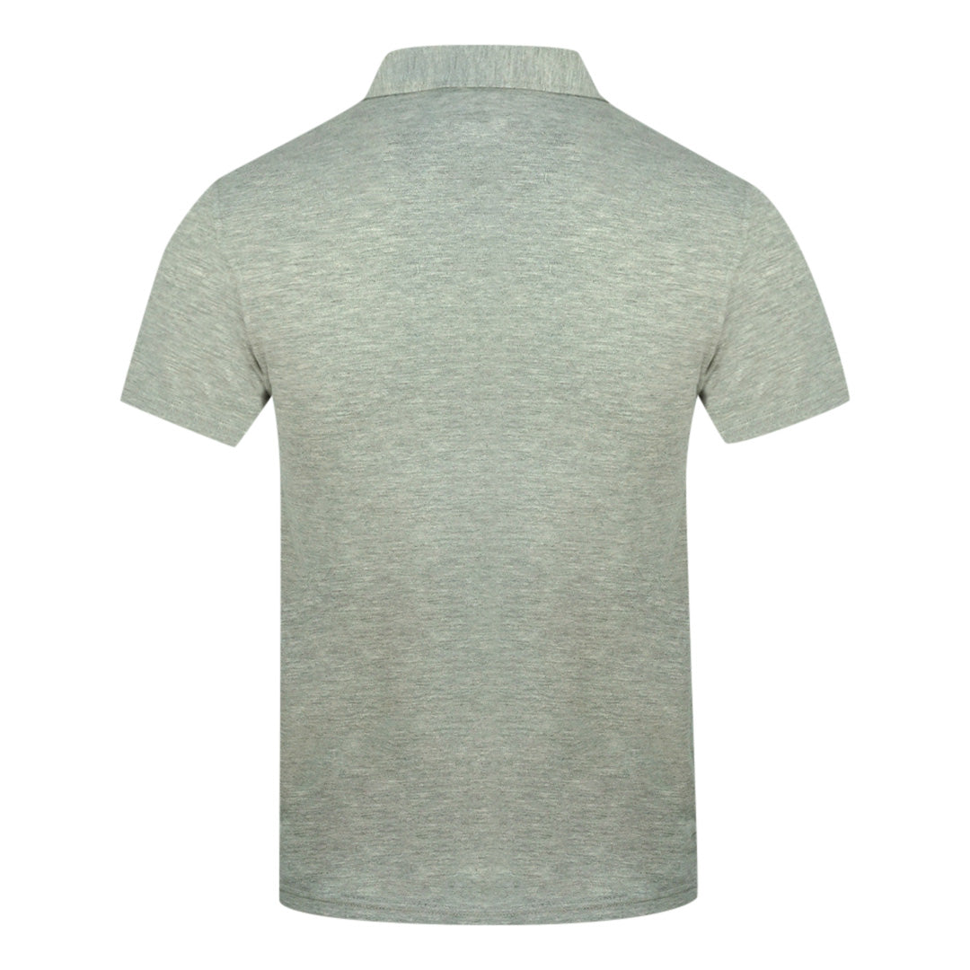 Aquascutum Aldis Crest Chest Logo Grey Polo Shirt