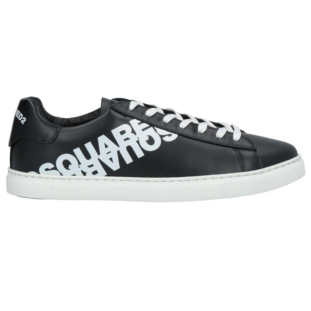 Dsquared2 Mirrored Logo Black Sneakers