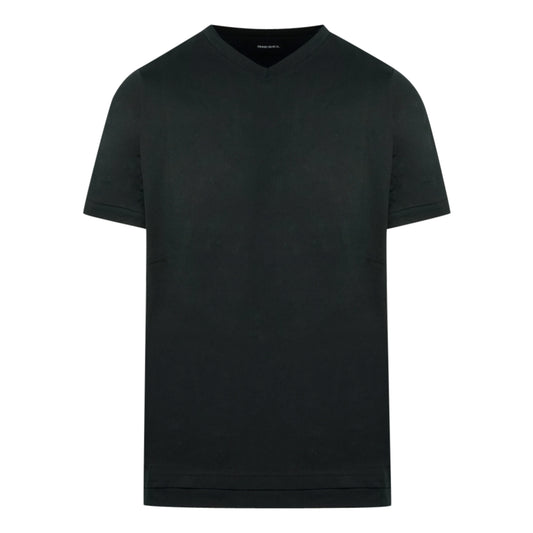 Diesel T-Cherubik-New Black V-Neck T-Shirt