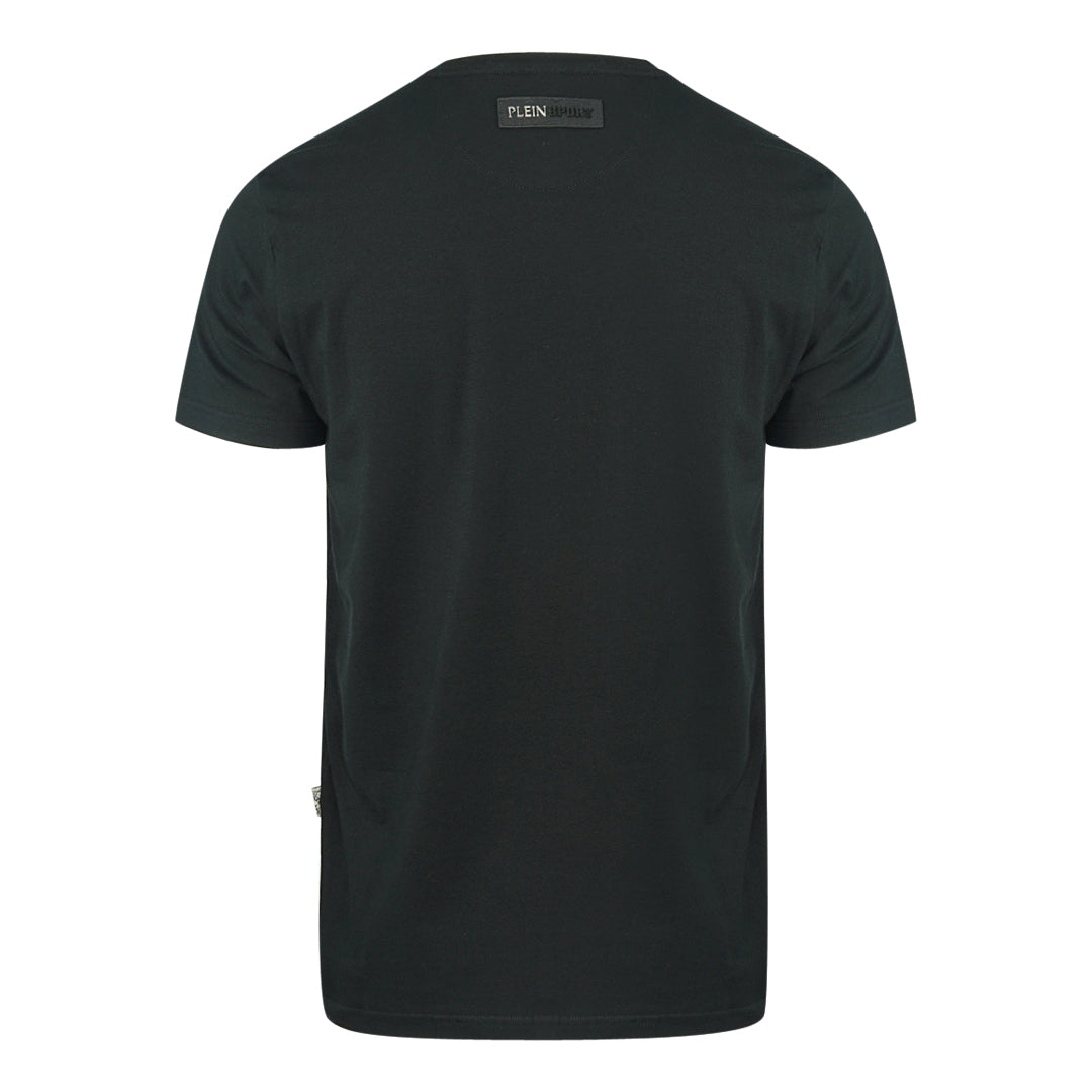 Plein Sport Chest Logo Black T-Shirt - Nova Clothing